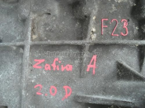 OPEL ZAFIRA A - 2002 - sebességváltó