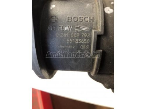 FIAT DOBLO,  STILO,  MULTIPLA,  PUNTO,  STRADA,  IDEA,  BRAVO,  LINEA | ALFA ROMEO GT,  147 | LANCIA MUSA - 2009 - 0281002792 - légmennyiségmérő