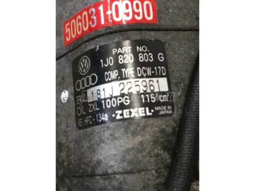 VOLKSWAGEN GOLF IV,  NEW BEETLE | AUDI A3 | SKODA OCTAVIA - 2001 - 1J0820803G - kompresszor, klíma