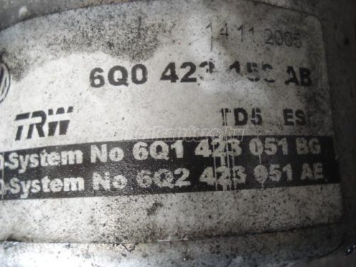 VOLKSWAGEN LUPO | AUDI A2 | SKODA FABIA - 2004 - 6Q0423156AB - hidraulika szivattyú, kormányzás
