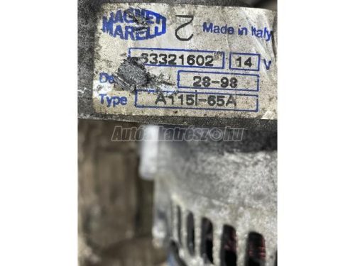 FIAT PUNTO,  PALIO,  DOBLO | PEUGEOT EXPERT | LANCIA YPSILON - 1995 - 63321602 - generátor
