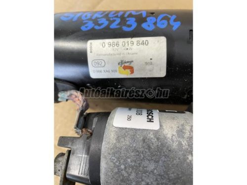 OPEL SPEEDSTER,  ZAFIRA,  VECTRA C,  VECTRA,  SIGNUM,  VECTRA,  SIGNUM | VAUXHALL VX220 - 2005 - 0986019840 - önindító