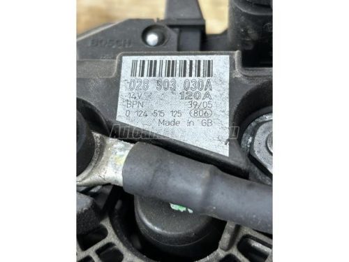 VOLKSWAGEN SHARAN,  CADDY,  POLO,  GOLF IV | AUDI A4,  A3 | FORD GALAXY | SEAT ALHAMBRA,  INCA,  CORDOBA | SKODA OCTAVIA - 2001 - 028903030A - generátor