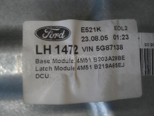 FORD FOCUS - 2006 - ablakemelő szerkezet