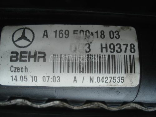 MERCEDES-BENZ A-OSZTÁLY - 2008 - hűtő