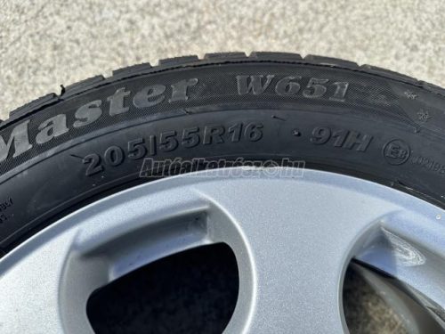 AUDI A6 - Petlas téli 205/55R16 91 H TL  / Gyári alufelni 16x7 - AUDI A6 C5