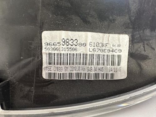 CITROEN BERLINGO - 2010 - 9665983380 - km óra