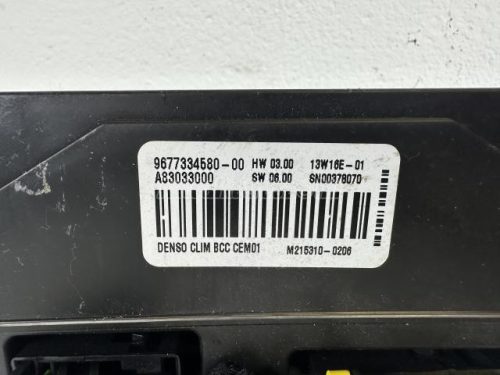 CITROEN C4 PICASSO,  GRAND C4 PICASSO - 2012 - 9677334580 - klímavezérlő