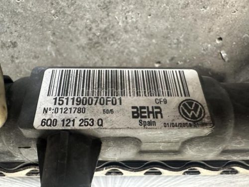 SKODA FABIA,  ROOMSTER | SEAT IBIZA - 2010 - 6Q0121253Q - hűtő, motorhűtés