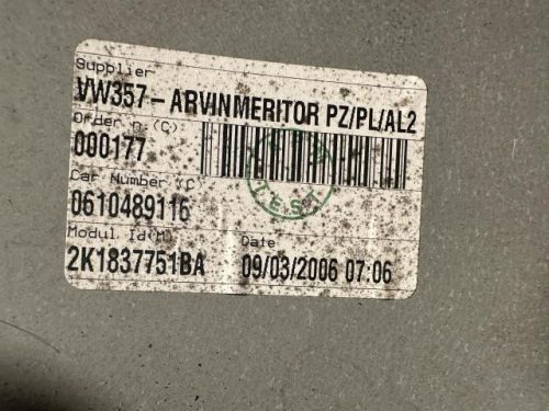 VOLKSWAGEN CADDY - 2008 -  2K1837751BA - ablakemelő szerkezet
