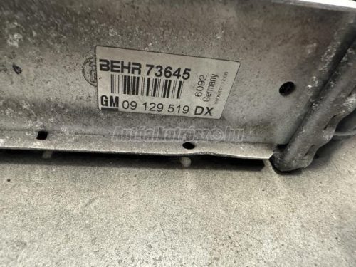 OPEL ASTRA G - 2005 - 09129519DX - intercooler hűtő