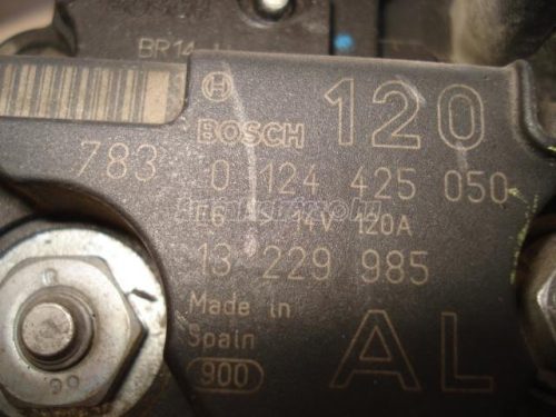 OPEL MERIVA - 2007/01 - Bosch Generátor