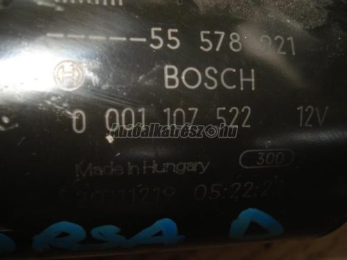 OPEL CORSA D - 2011/06 - Bosch önindító