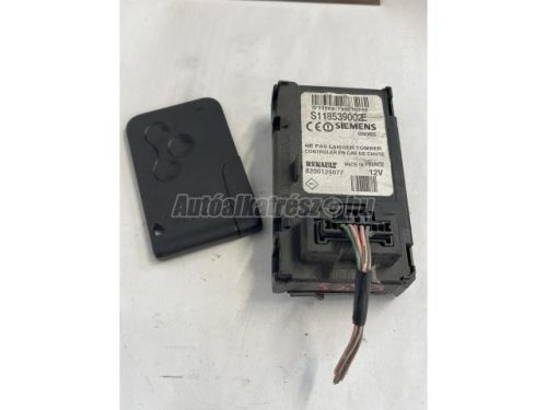 RENAULT MEGANE - 2001 - S118539002E, 8200125077 - indító kulcs kártya